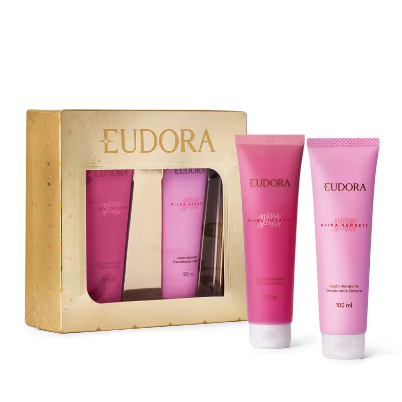 Kit Presente Niina Secrets (Loção Hidratante 100ml + Sabonete Líquido em Calda 100ml)